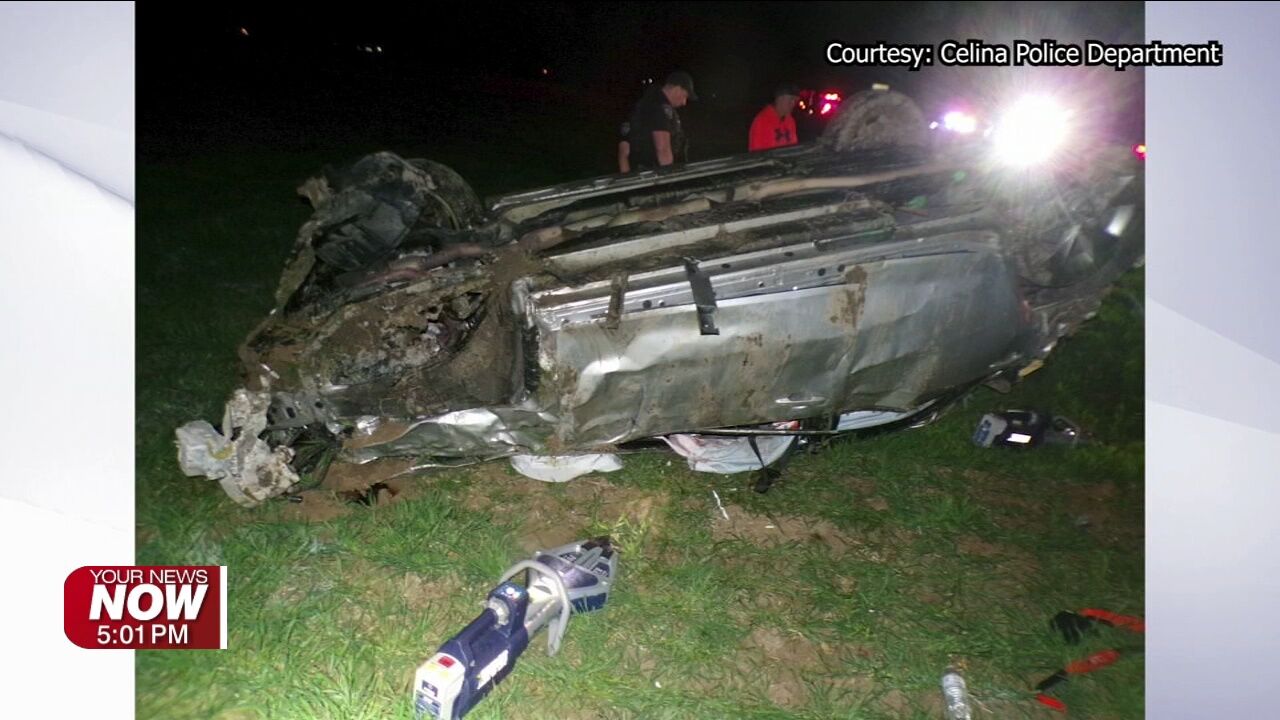 Two injured in single-vehicle crash off of State Route 29